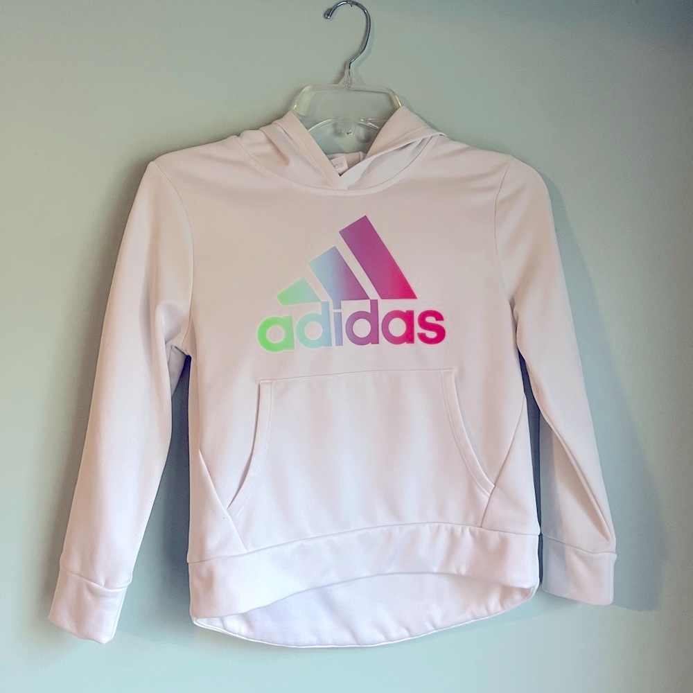 NWOT Adidas sweatshirt Hoodie Size 10/12 Girls